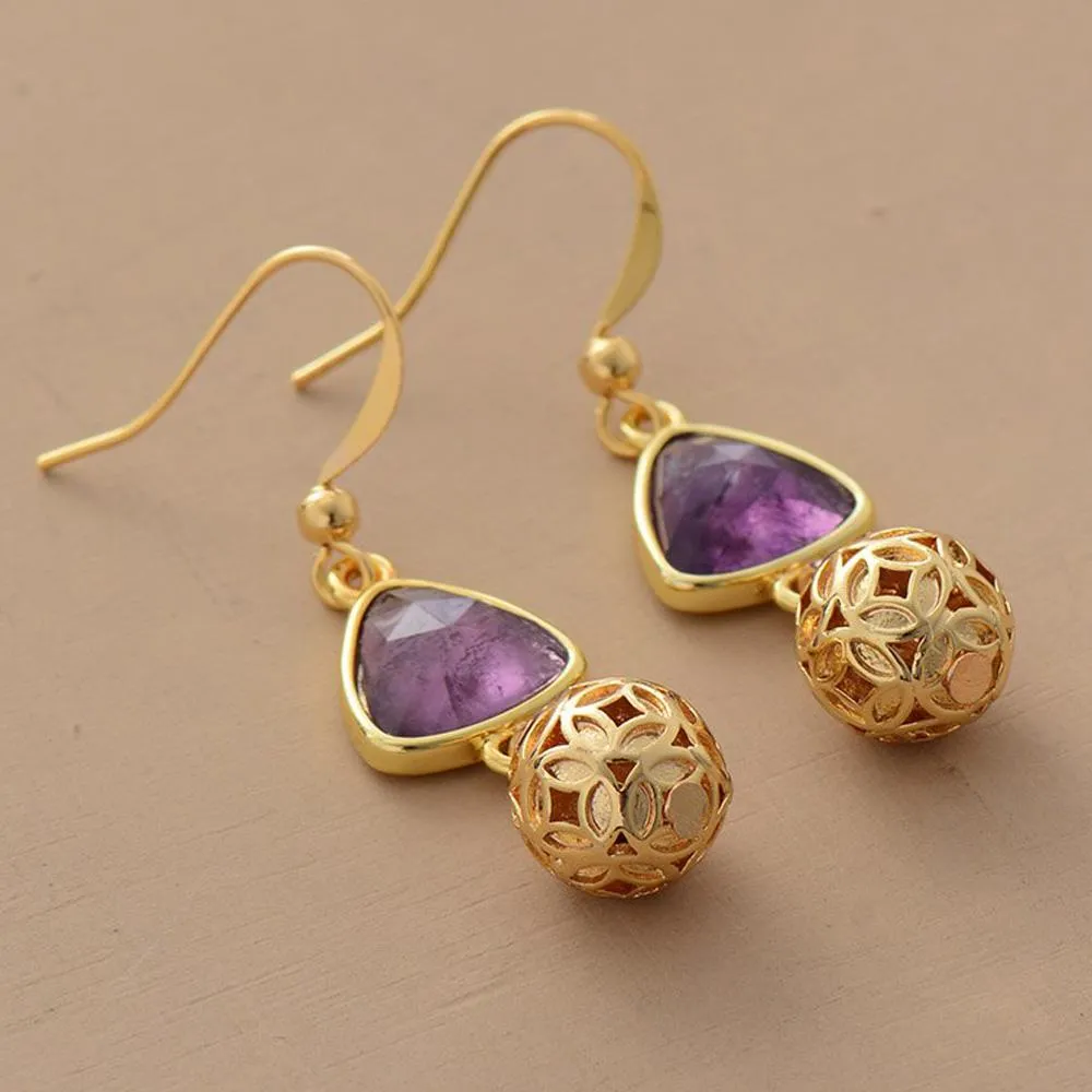Amethyst Royal Earrings