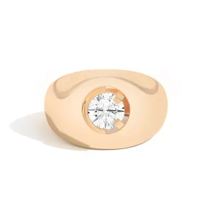 Ando Brilliant Negative Space Bombe Ring