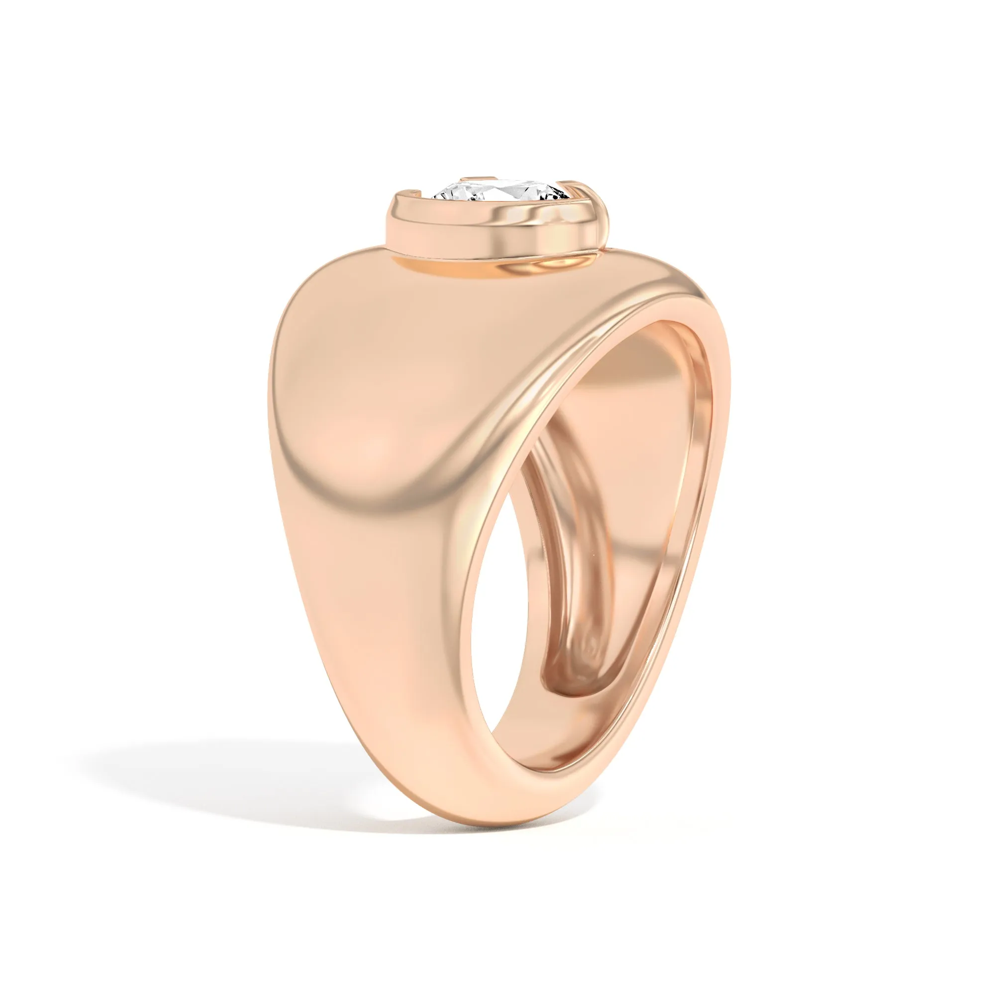 Ando Brilliant Negative Space Bombe Ring