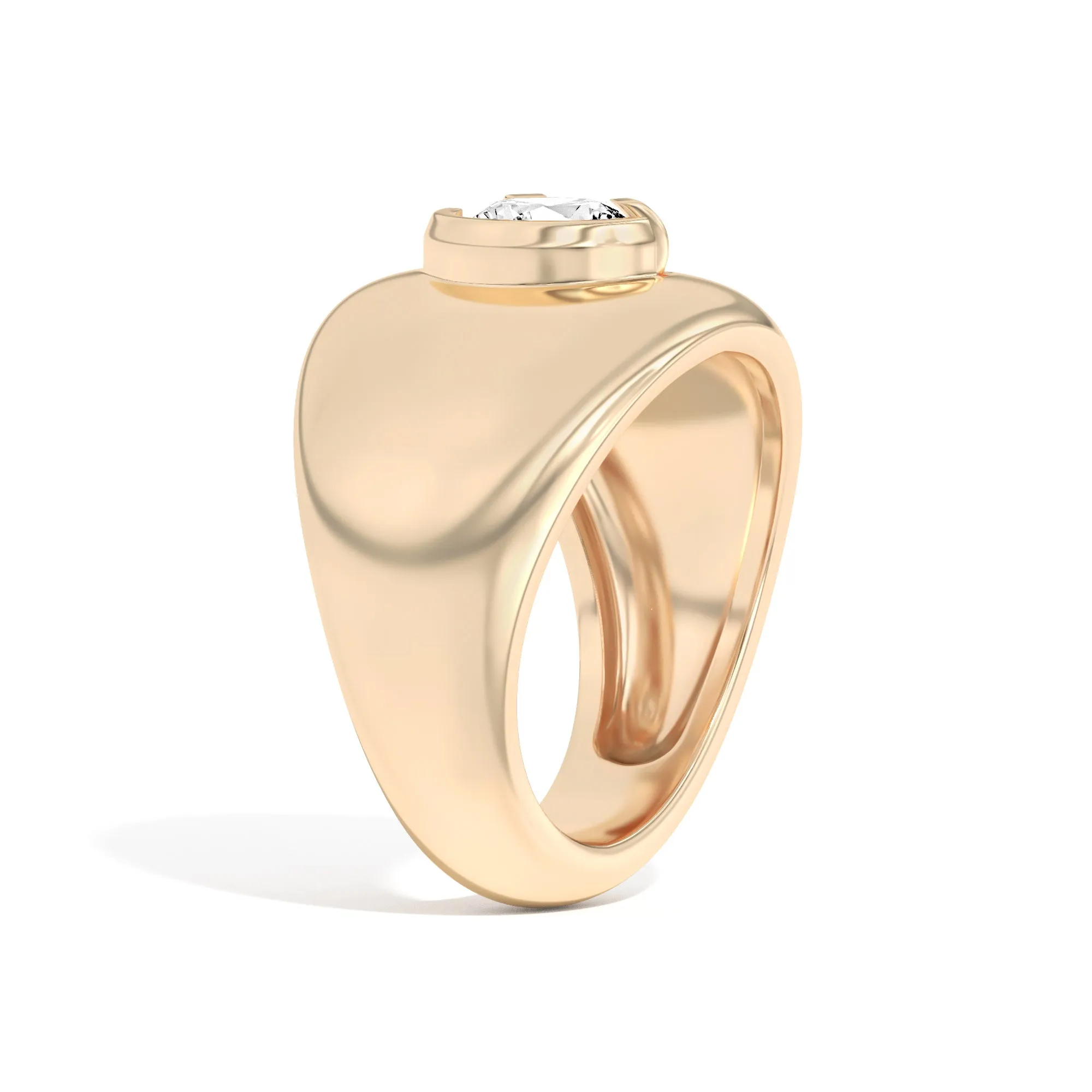 Ando Brilliant Negative Space Bombe Ring