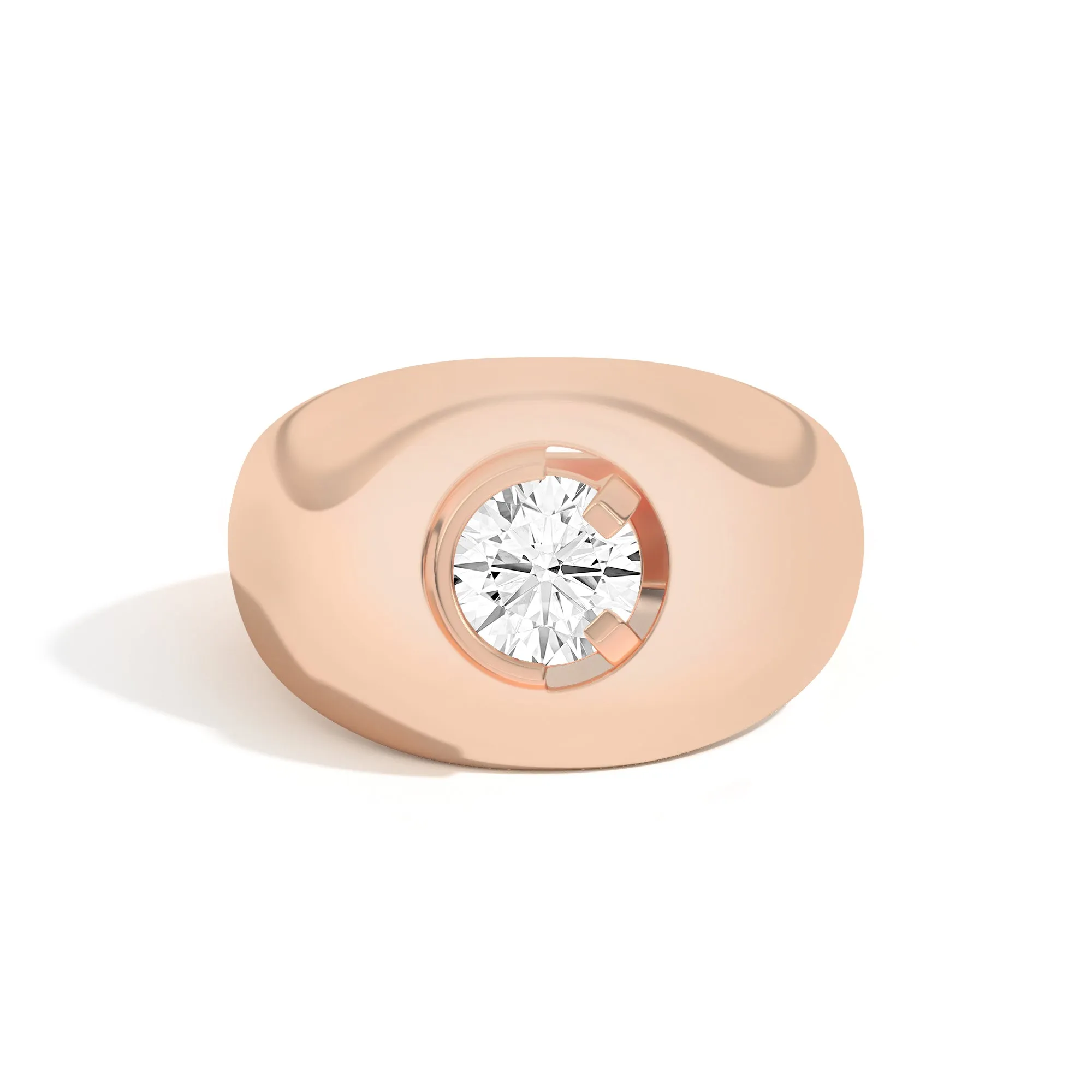 Ando Brilliant Negative Space Bombe Ring