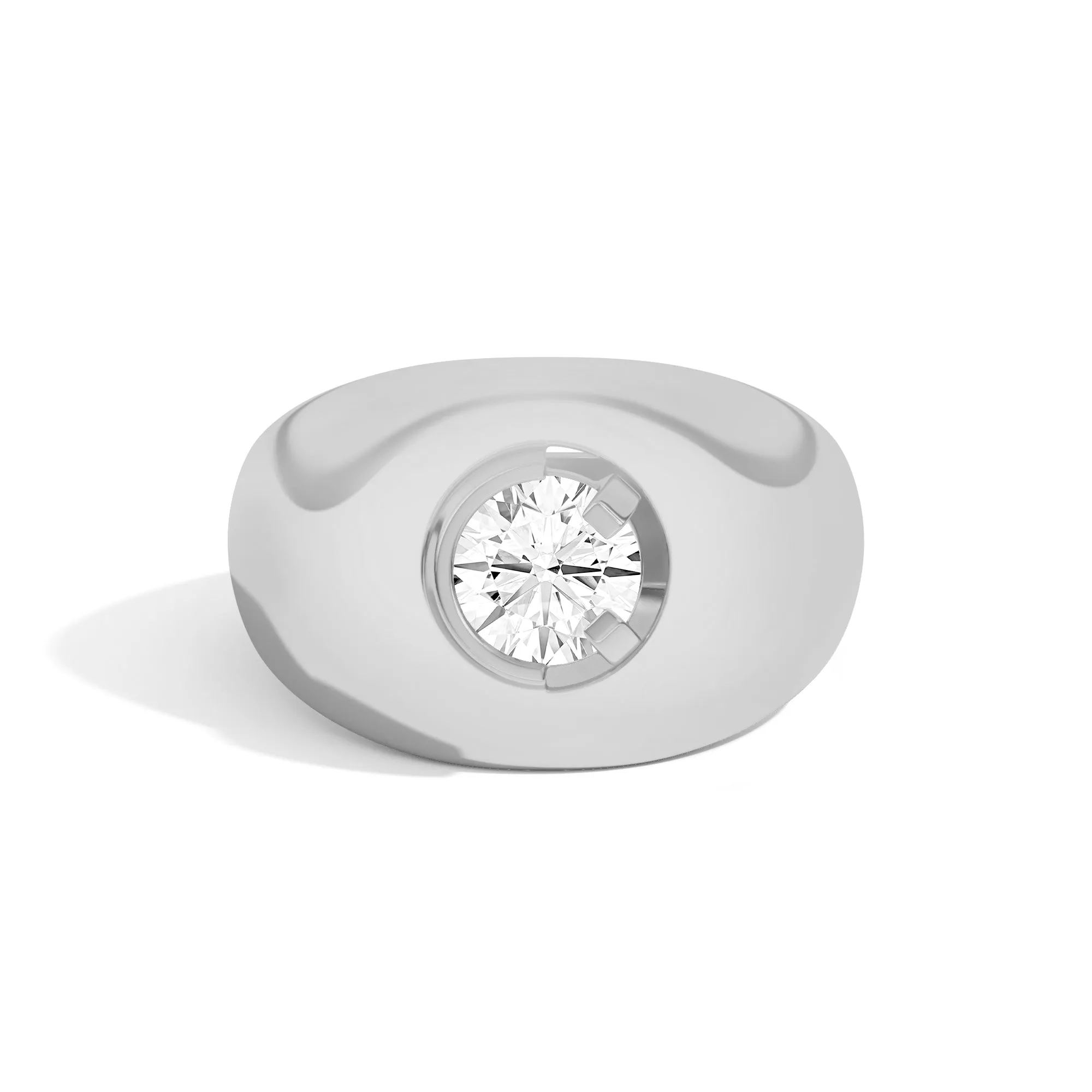 Ando Brilliant Negative Space Bombe Ring