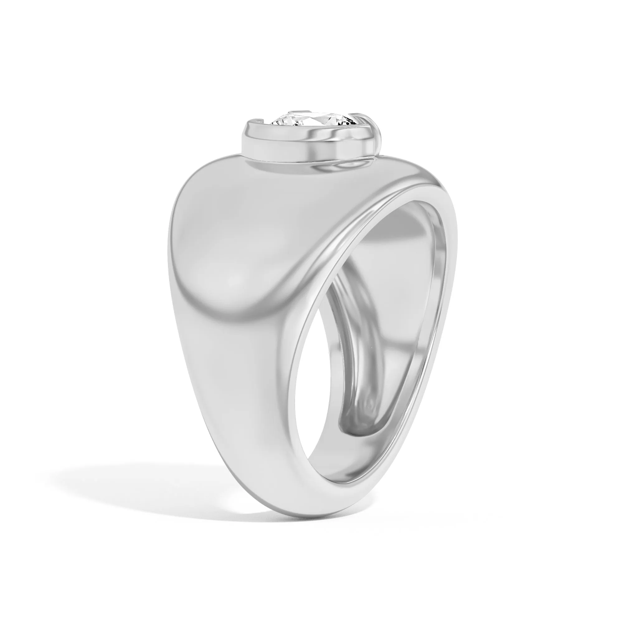 Ando Brilliant Negative Space Bombe Ring