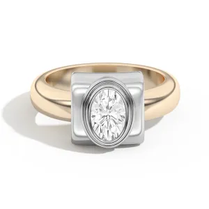 Ando Oval Bezel Wrap Ring