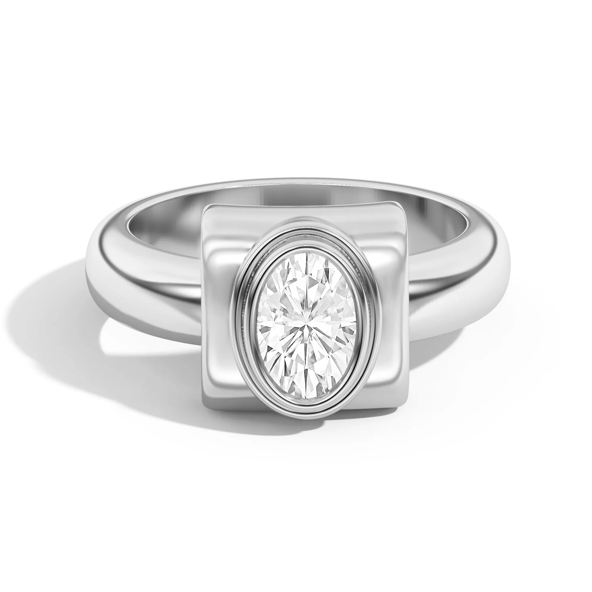 Ando Oval Bezel Wrap Ring