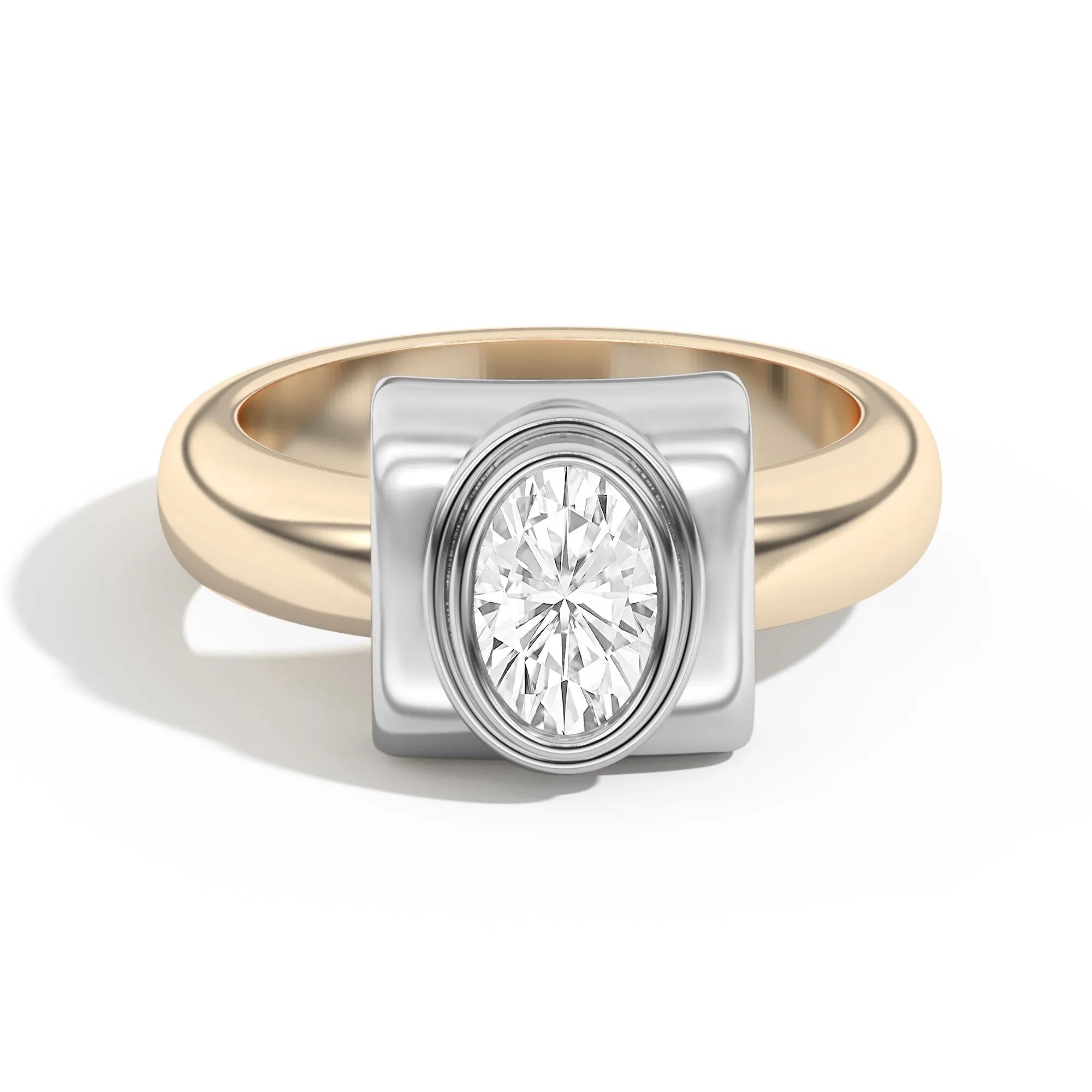 Ando Oval Bezel Wrap Ring