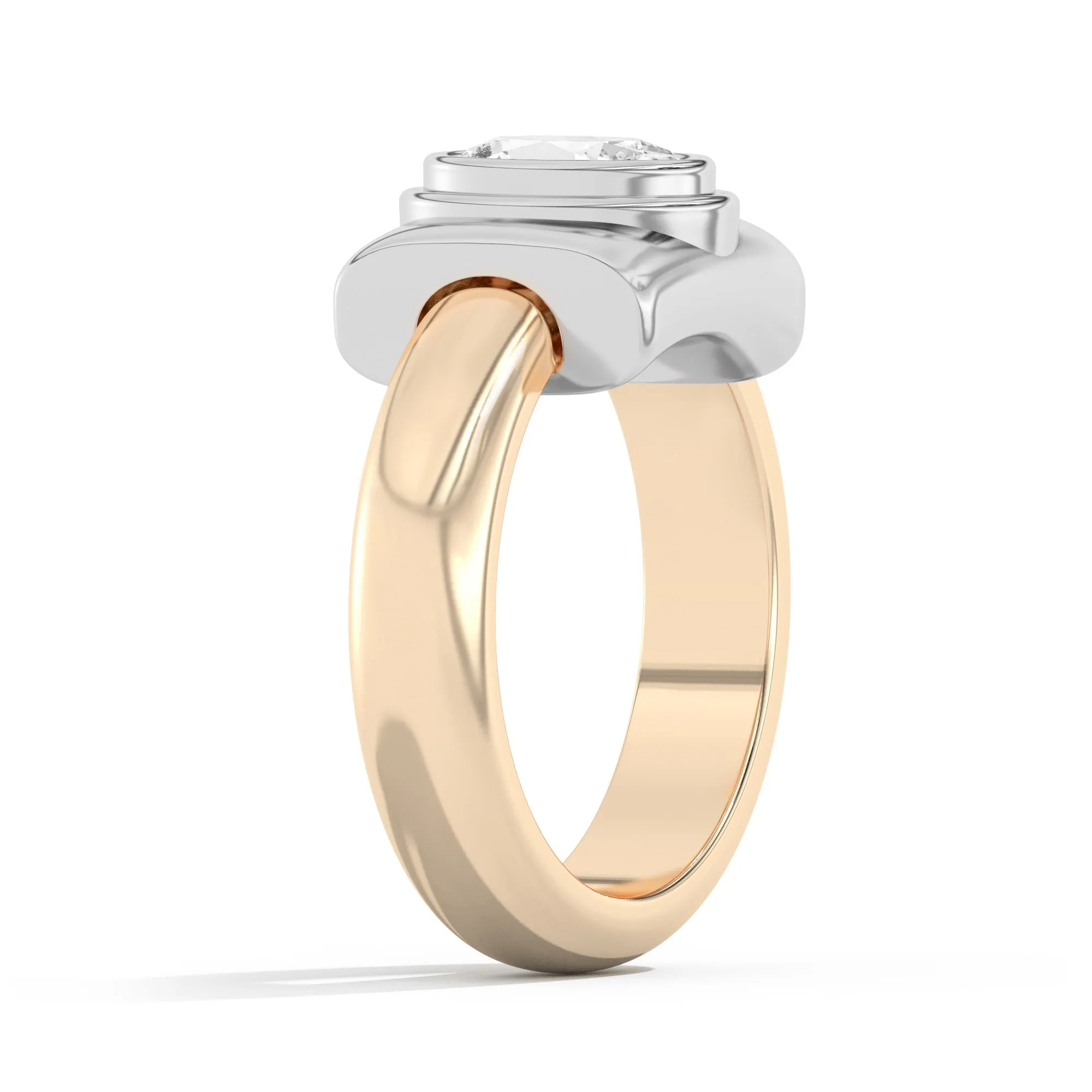 Ando Oval Bezel Wrap Ring