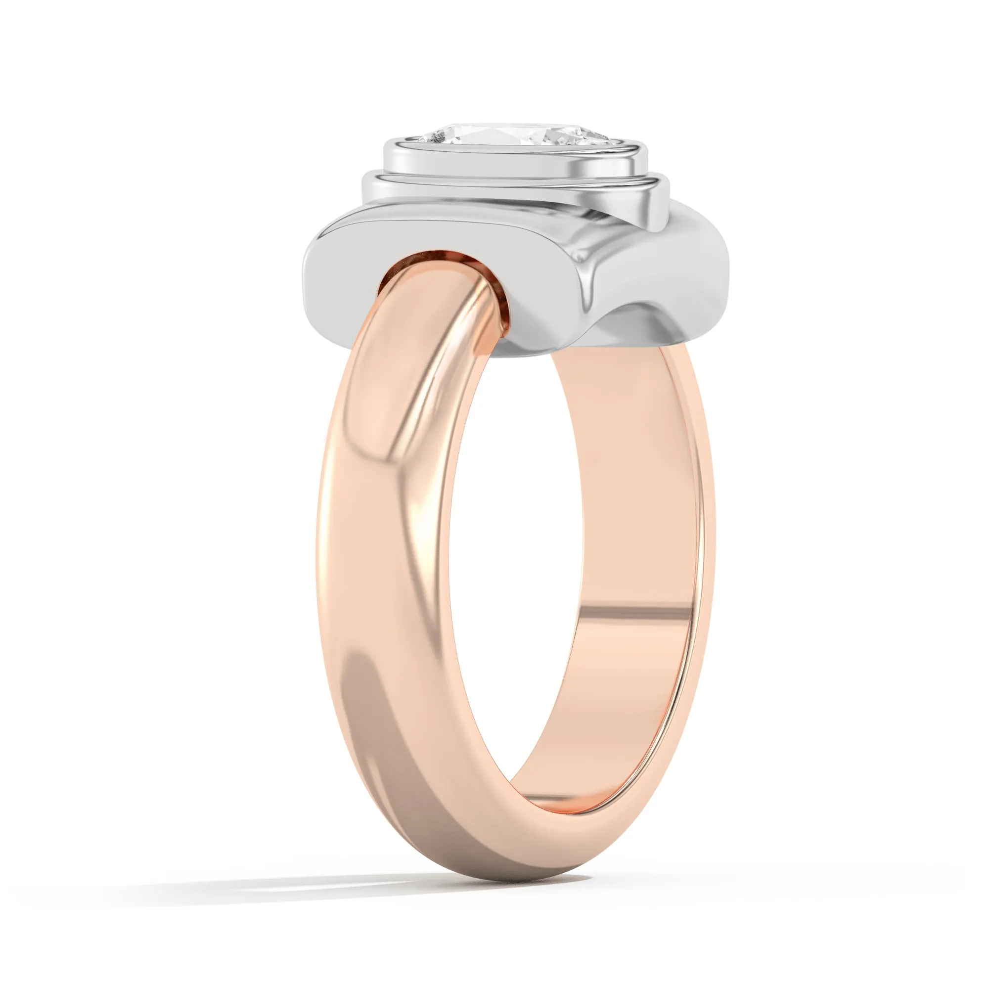 Ando Oval Bezel Wrap Ring