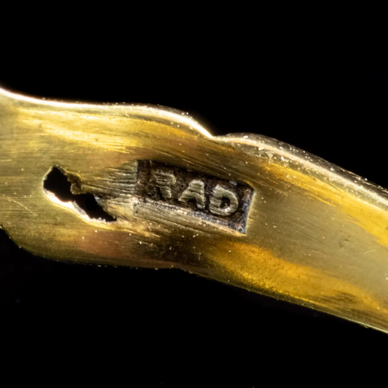 Antique Georgian Dearest Ring 18Ct Gold Circa 1830