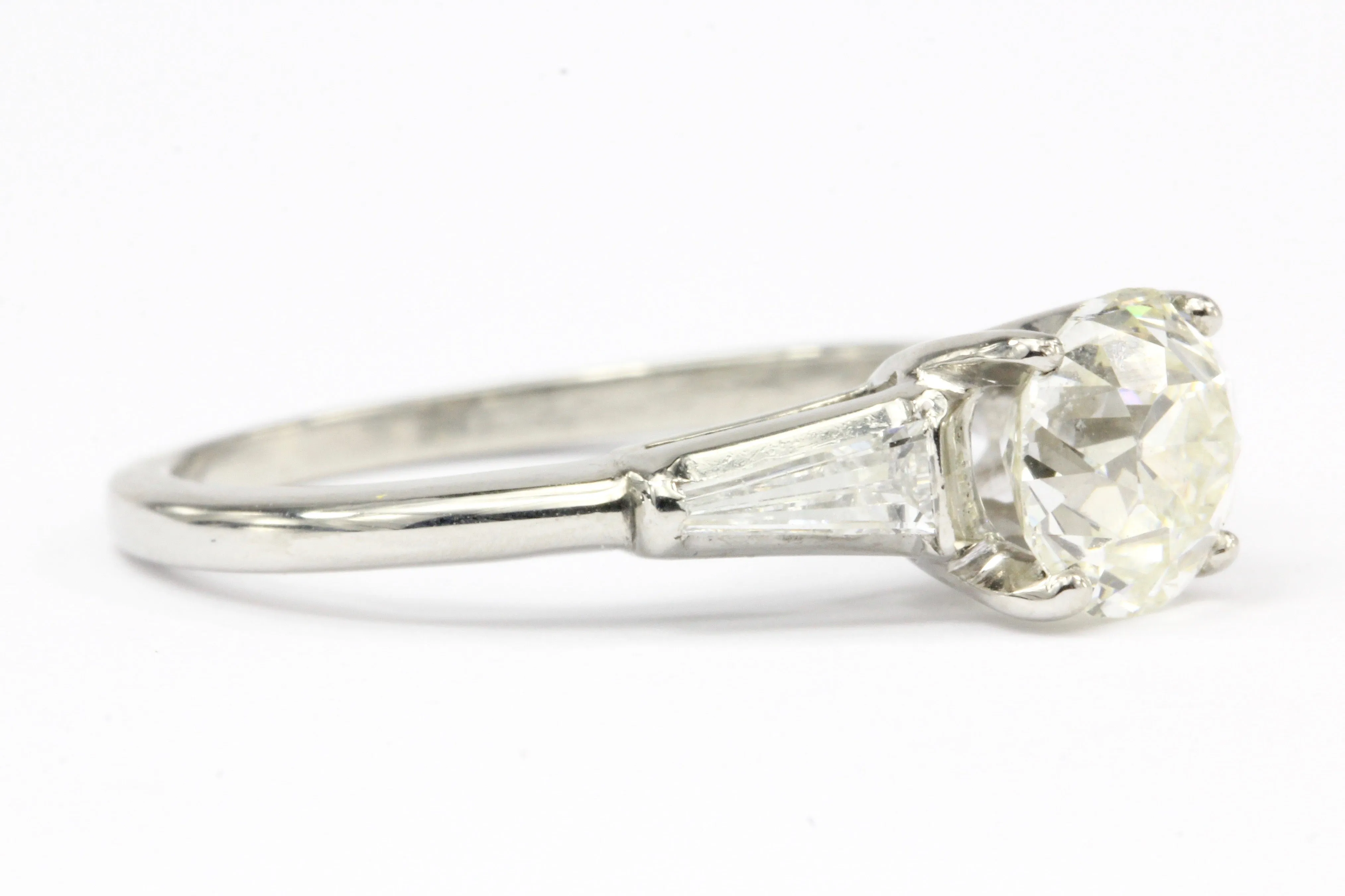 Art Deco 1.21 CT Old European Diamond Somers Ernst Alfran Co Engagement Ring