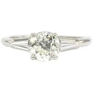 Art Deco 1.21 CT Old European Diamond Somers Ernst Alfran Co Engagement Ring