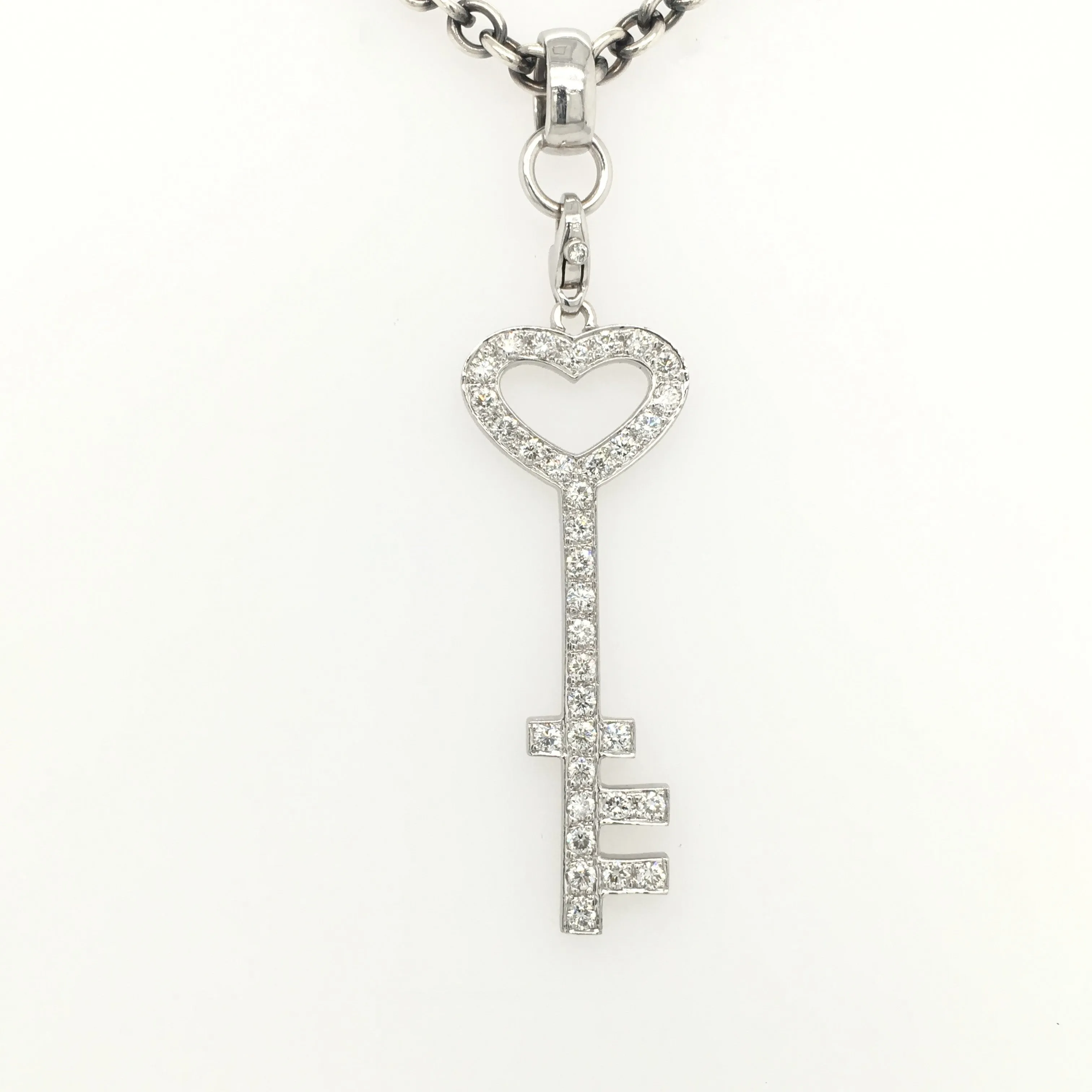 Aspery & Guldag Diamond Key Pendant