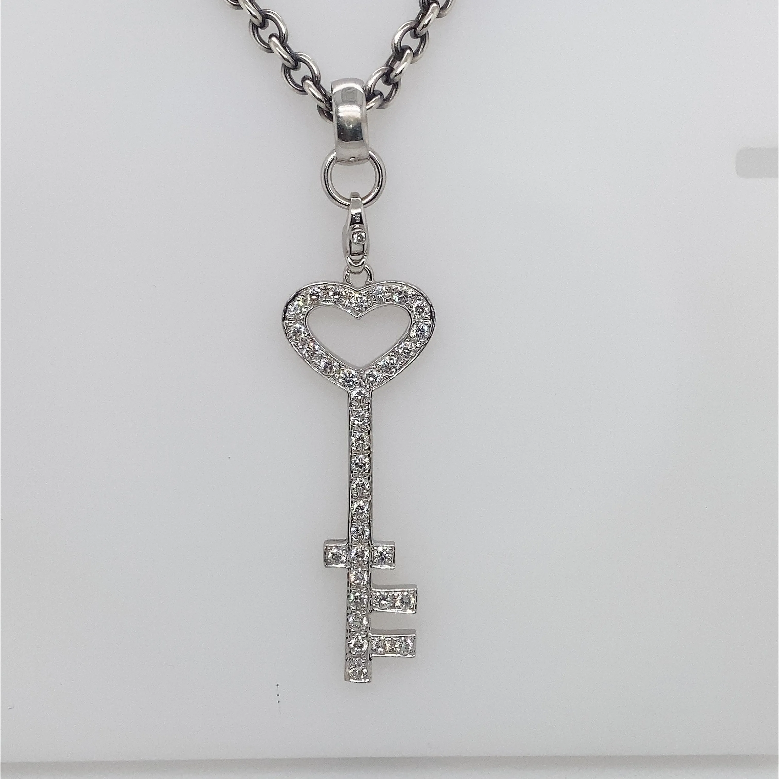 Aspery & Guldag Diamond Key Pendant