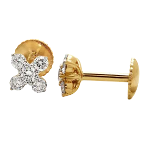 Aukera – Diamond Bloom Studs