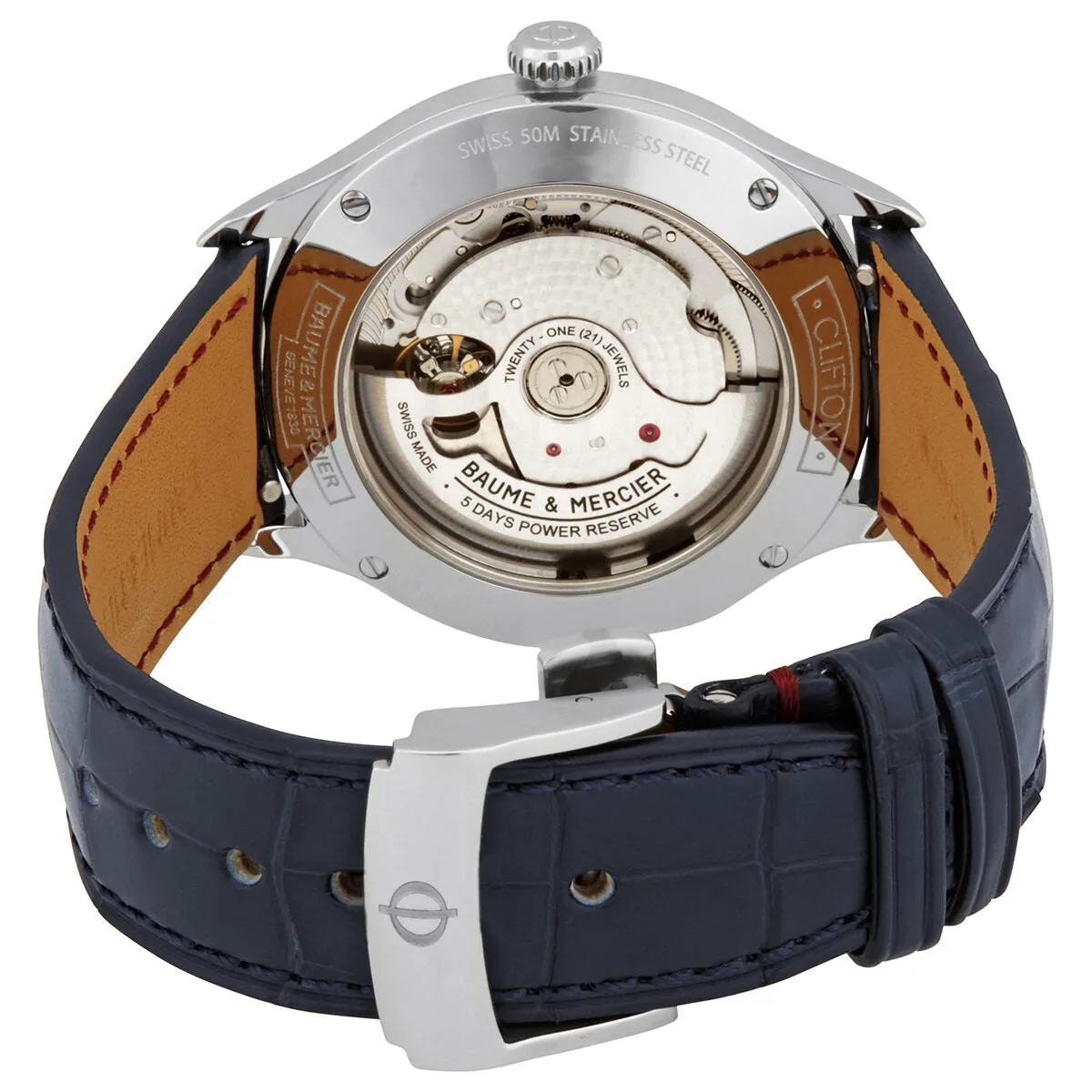 Baume et Mercier Clifton Automatic Grey Dial Men's Watch 10550