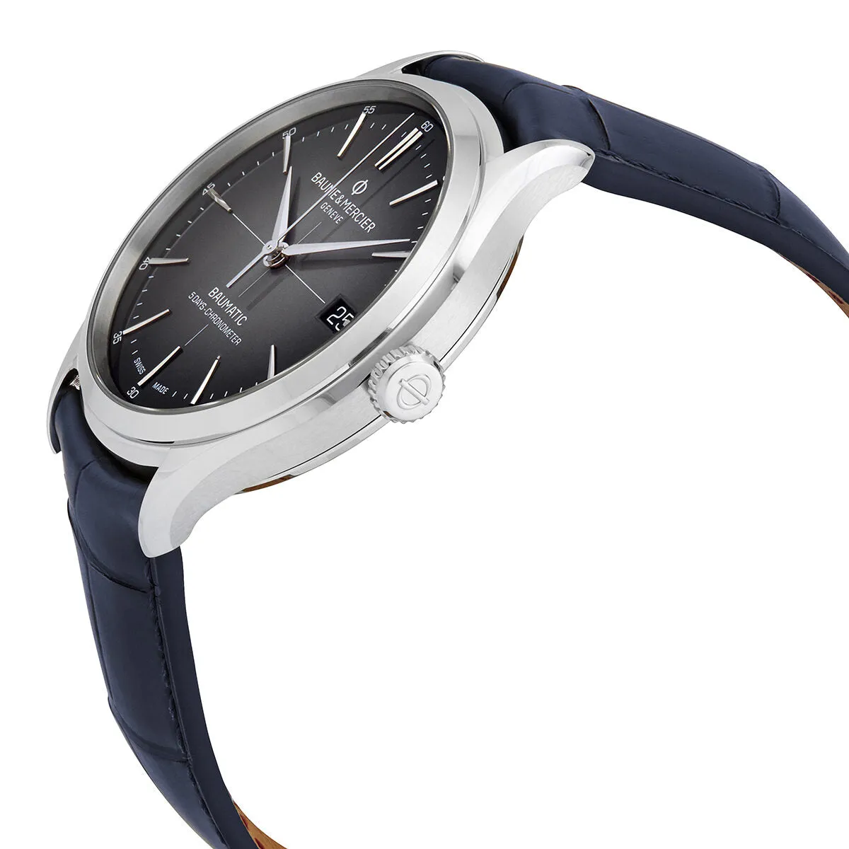 Baume et Mercier Clifton Automatic Grey Dial Men's Watch 10550