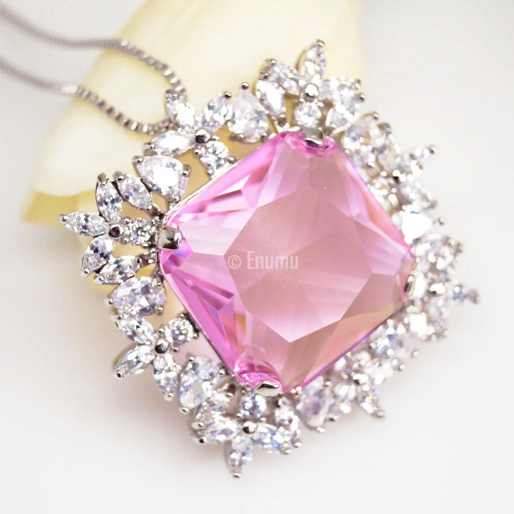 Big Tourmaline Pendant with Chain