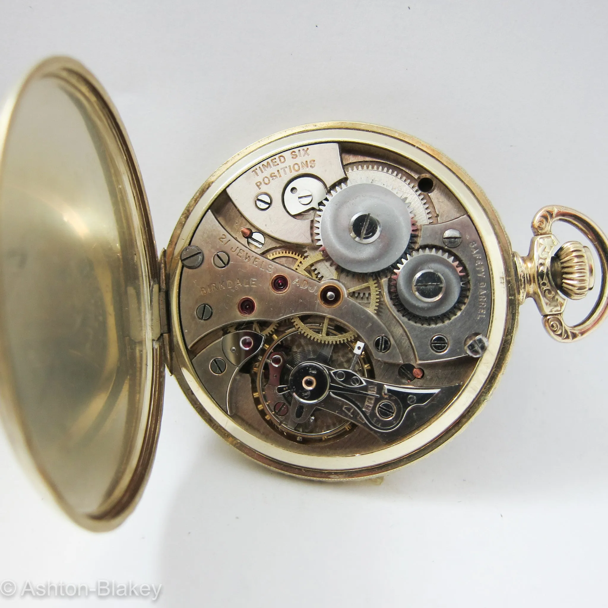 BIRKDALE man’s open faced size 12 Pocket Watch