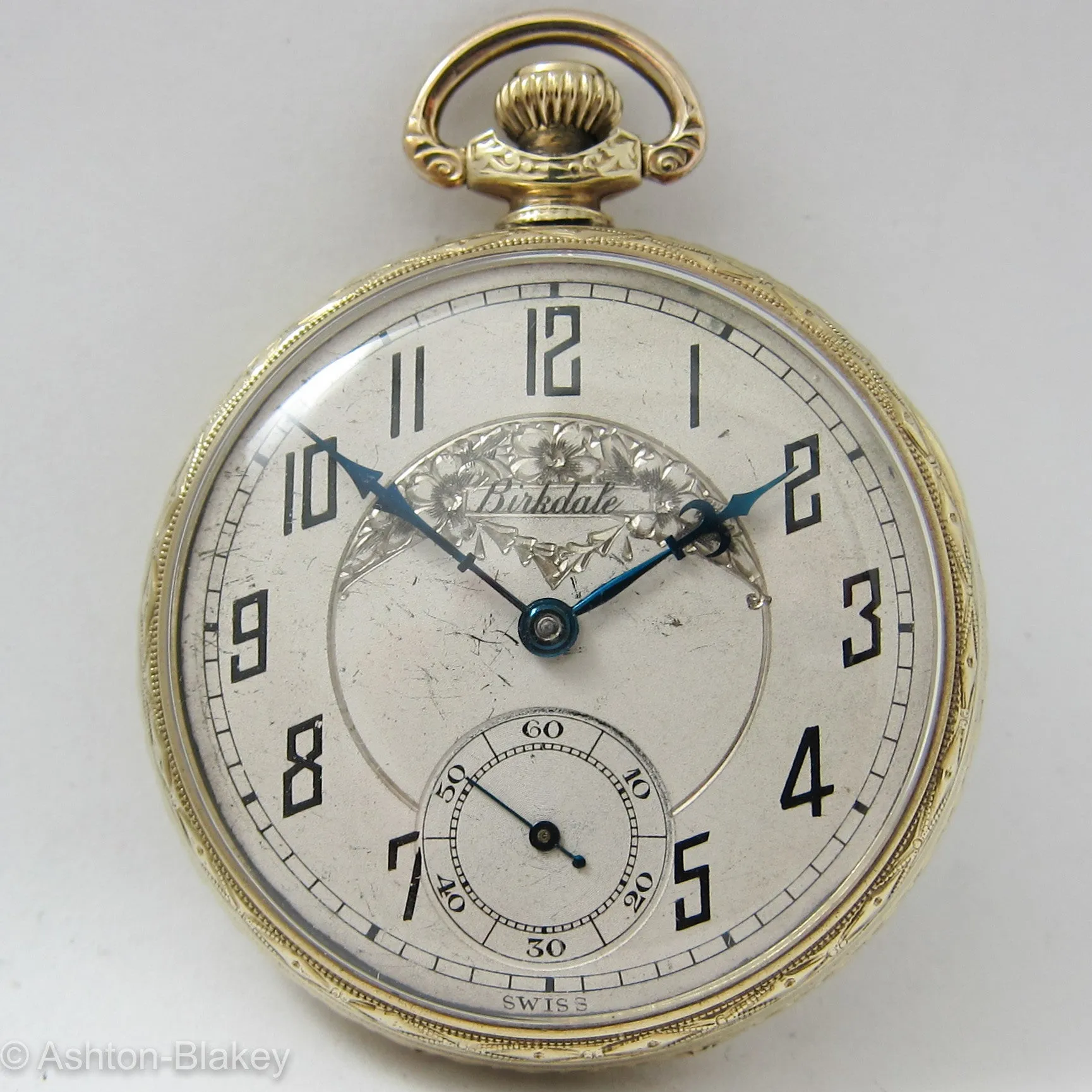 BIRKDALE man’s open faced size 12 Pocket Watch