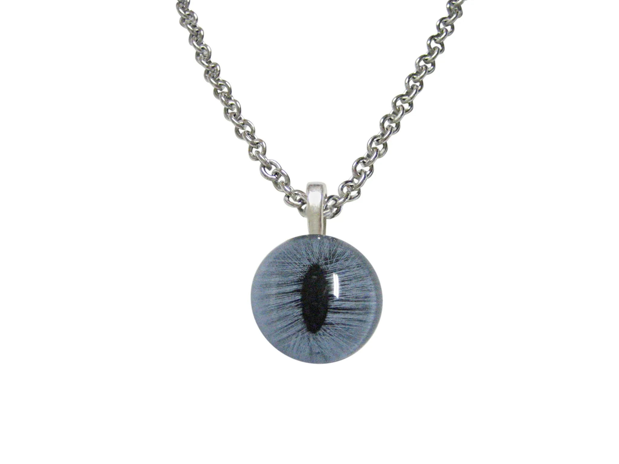 Blue Cat Eye Design Necklace