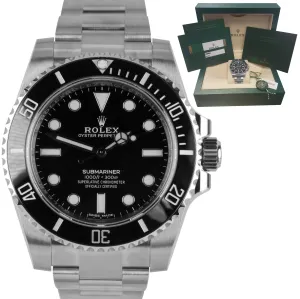 BRAND NEW JULY 2019 Rolex Submariner No-Date Stainless Steel 40mm Watch 114060