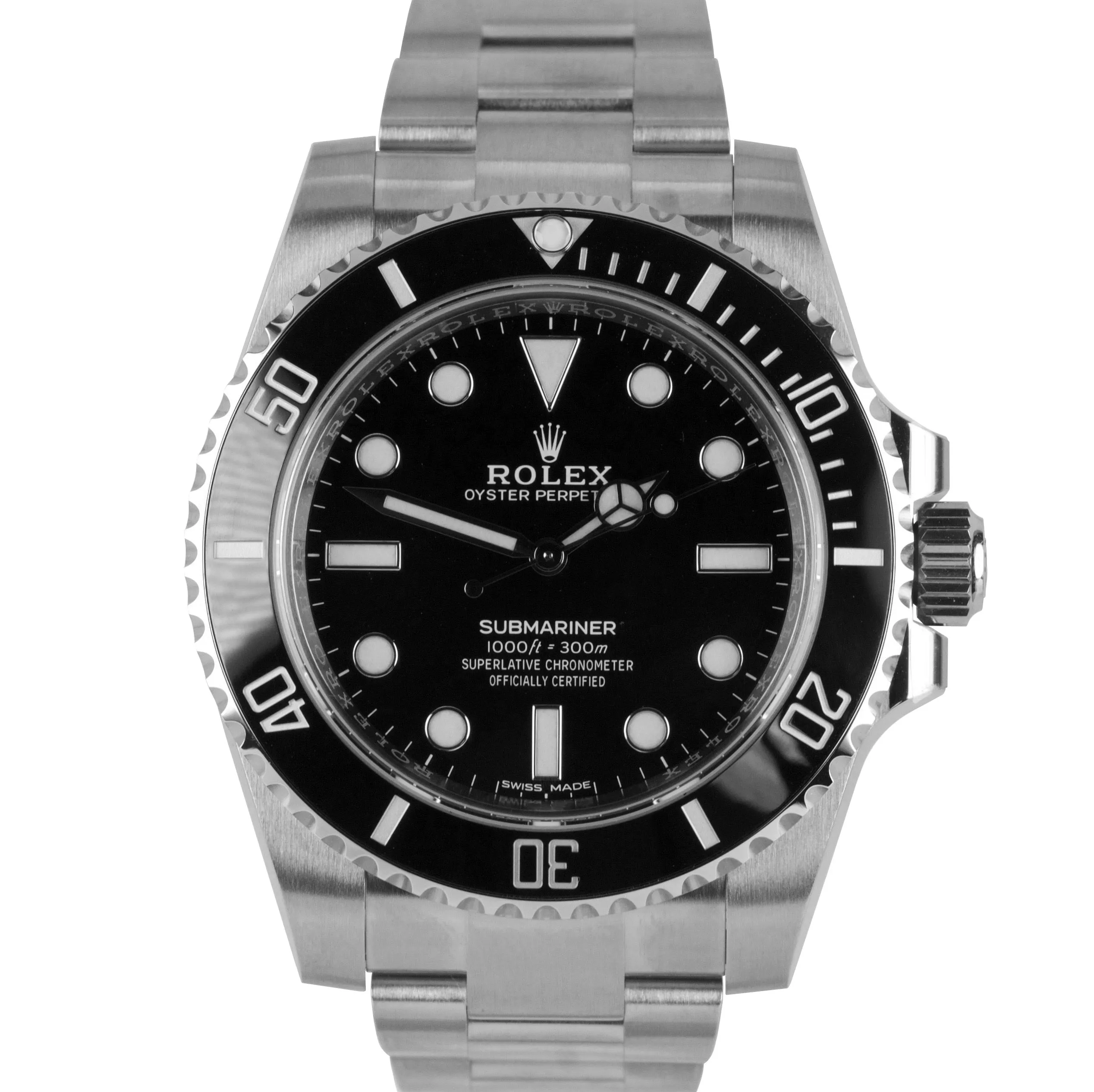 BRAND NEW JULY 2019 Rolex Submariner No-Date Stainless Steel 40mm Watch 114060