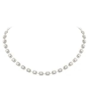 Breathtaking Diamond 18K White Gold Necklace for Her