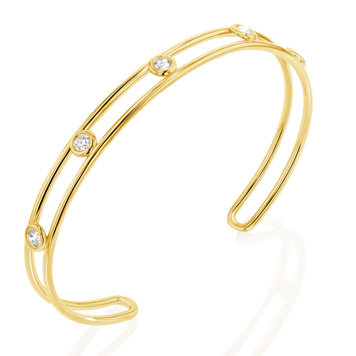 Bubble Diamond Cuff