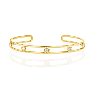 Bubble Diamond Cuff