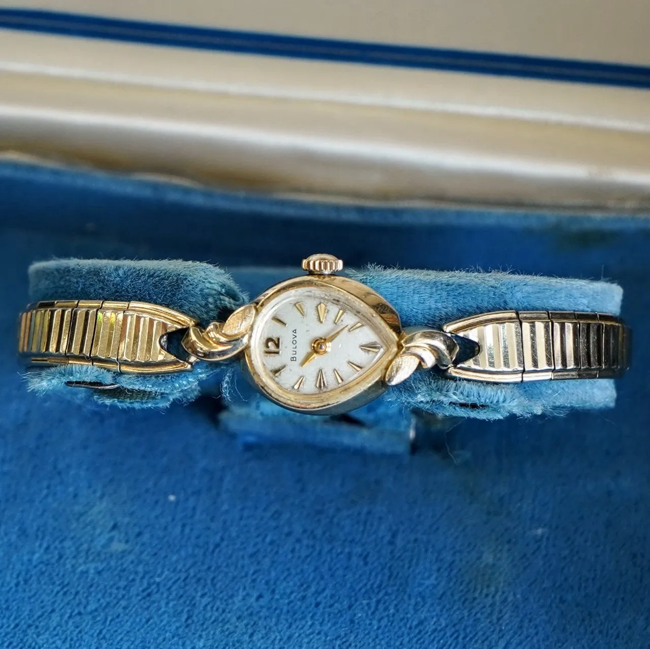 BULOVA 1964 Leading Lady "G" Watch 21 Jewels Wristwatch - ALL Original - Box & Papers!