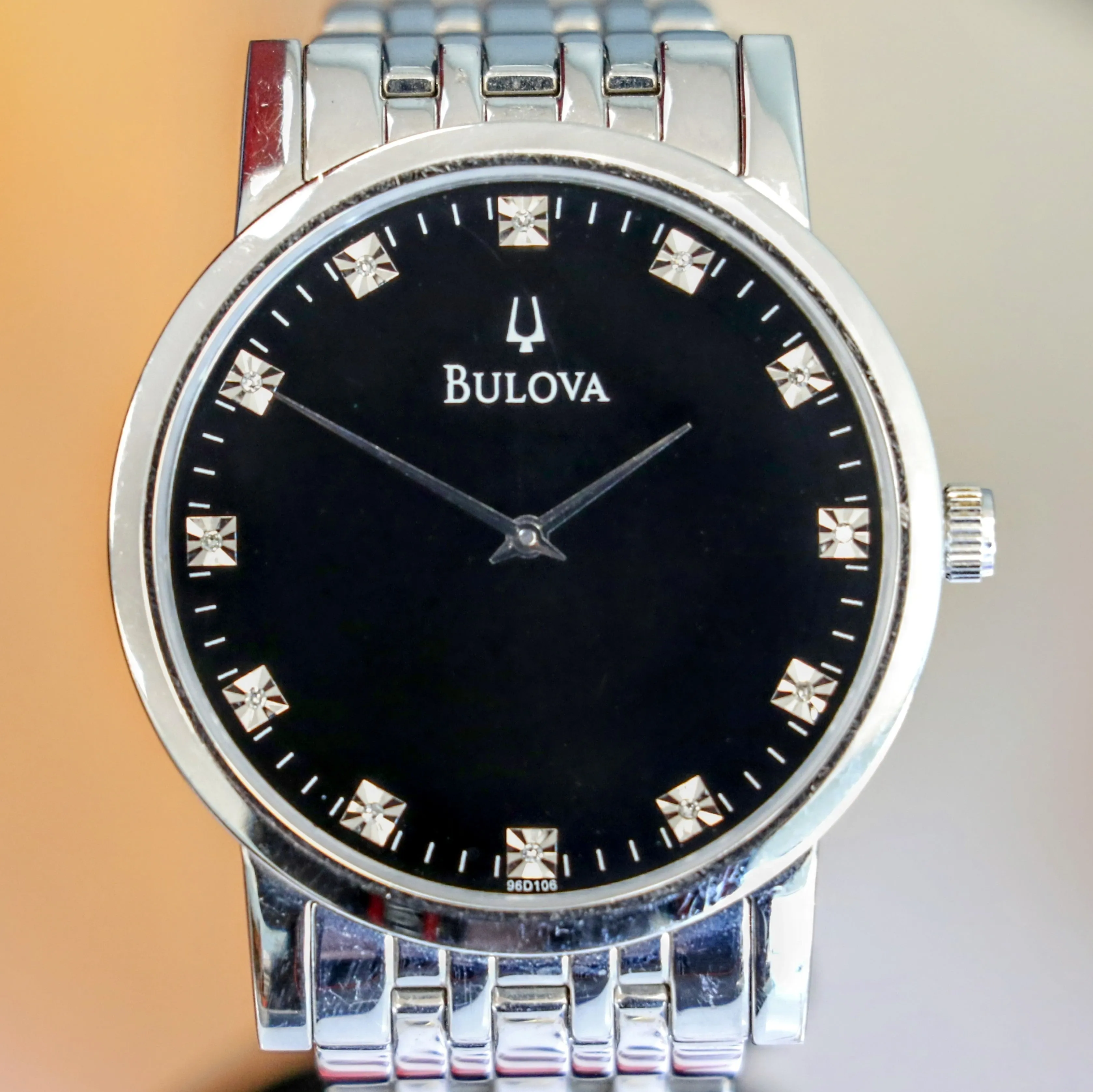 BULOVA Diamond Collection Dress Watch Ref. C835133 Quartz Wristwatch