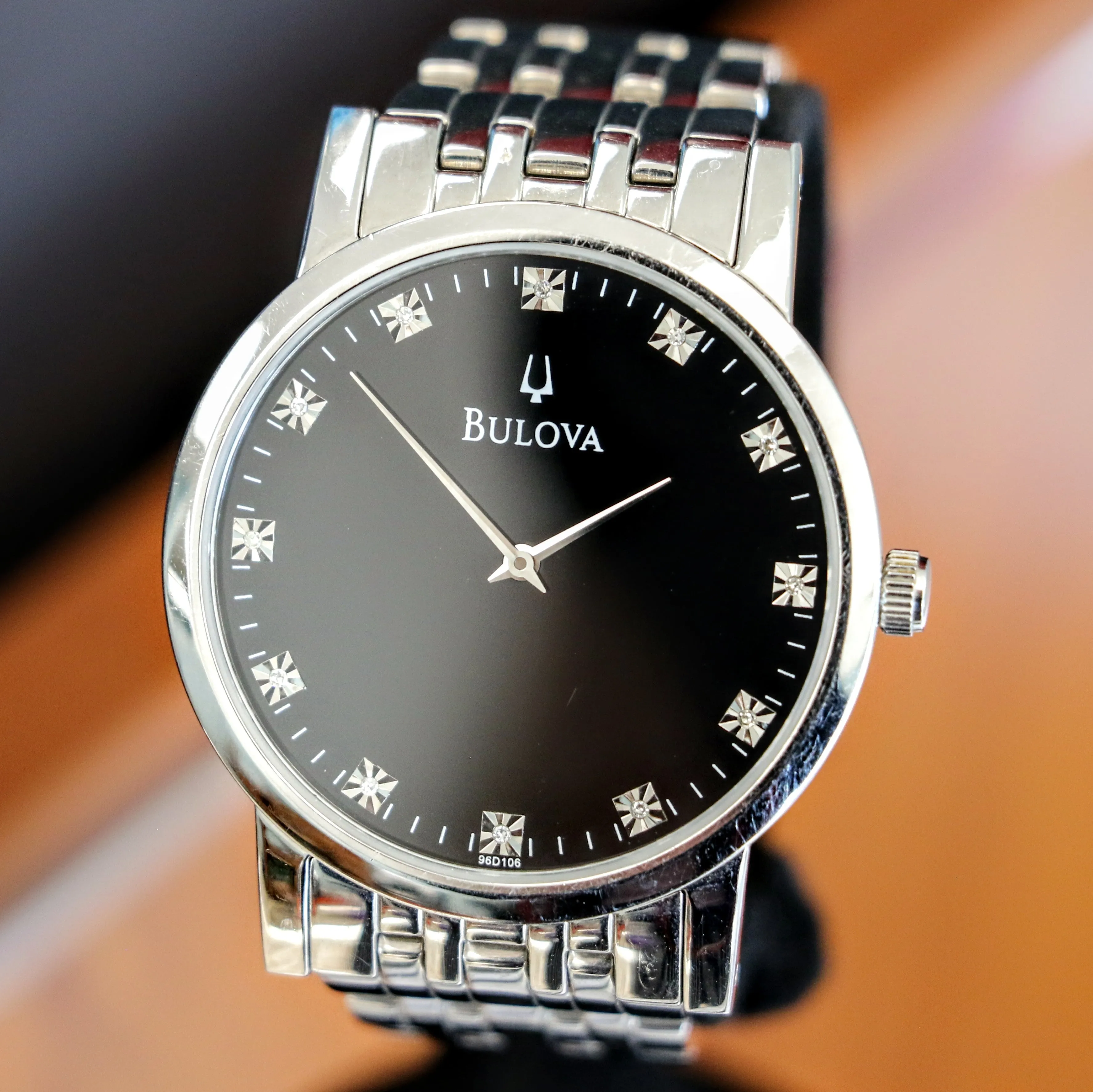 BULOVA Diamond Collection Dress Watch Ref. C835133 Quartz Wristwatch