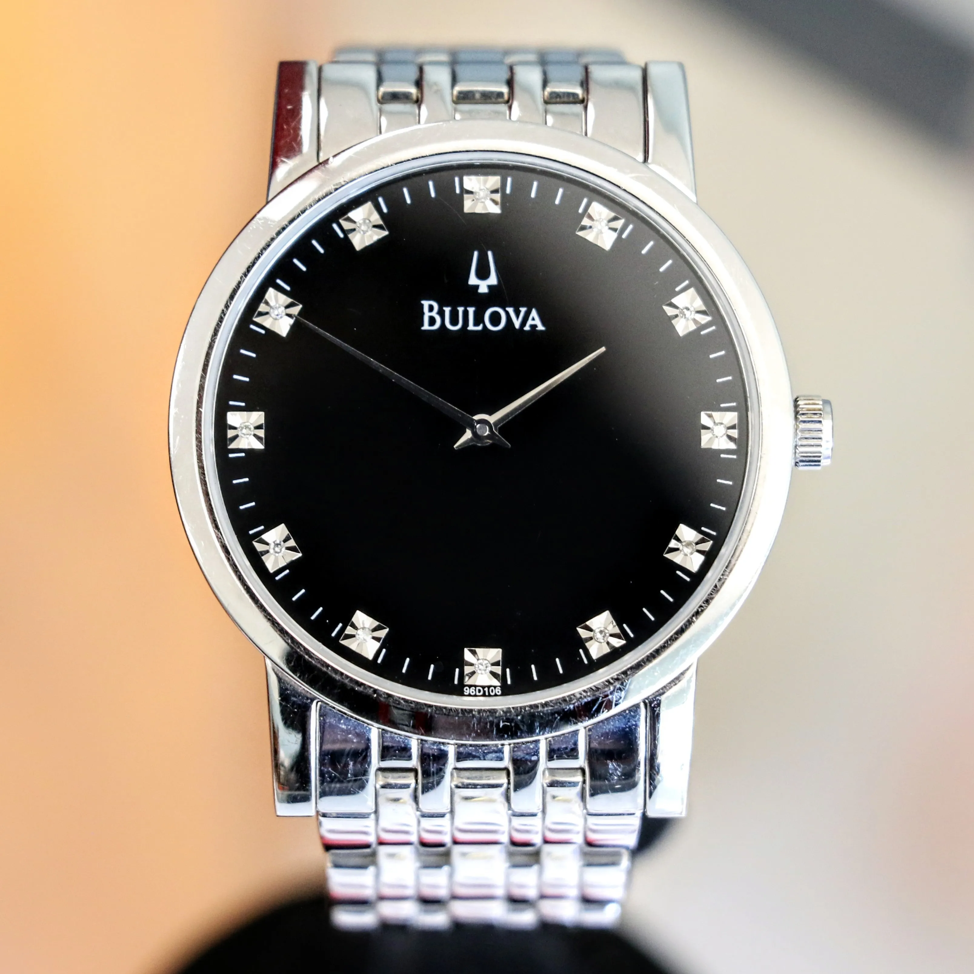 BULOVA Diamond Collection Dress Watch Ref. C835133 Quartz Wristwatch