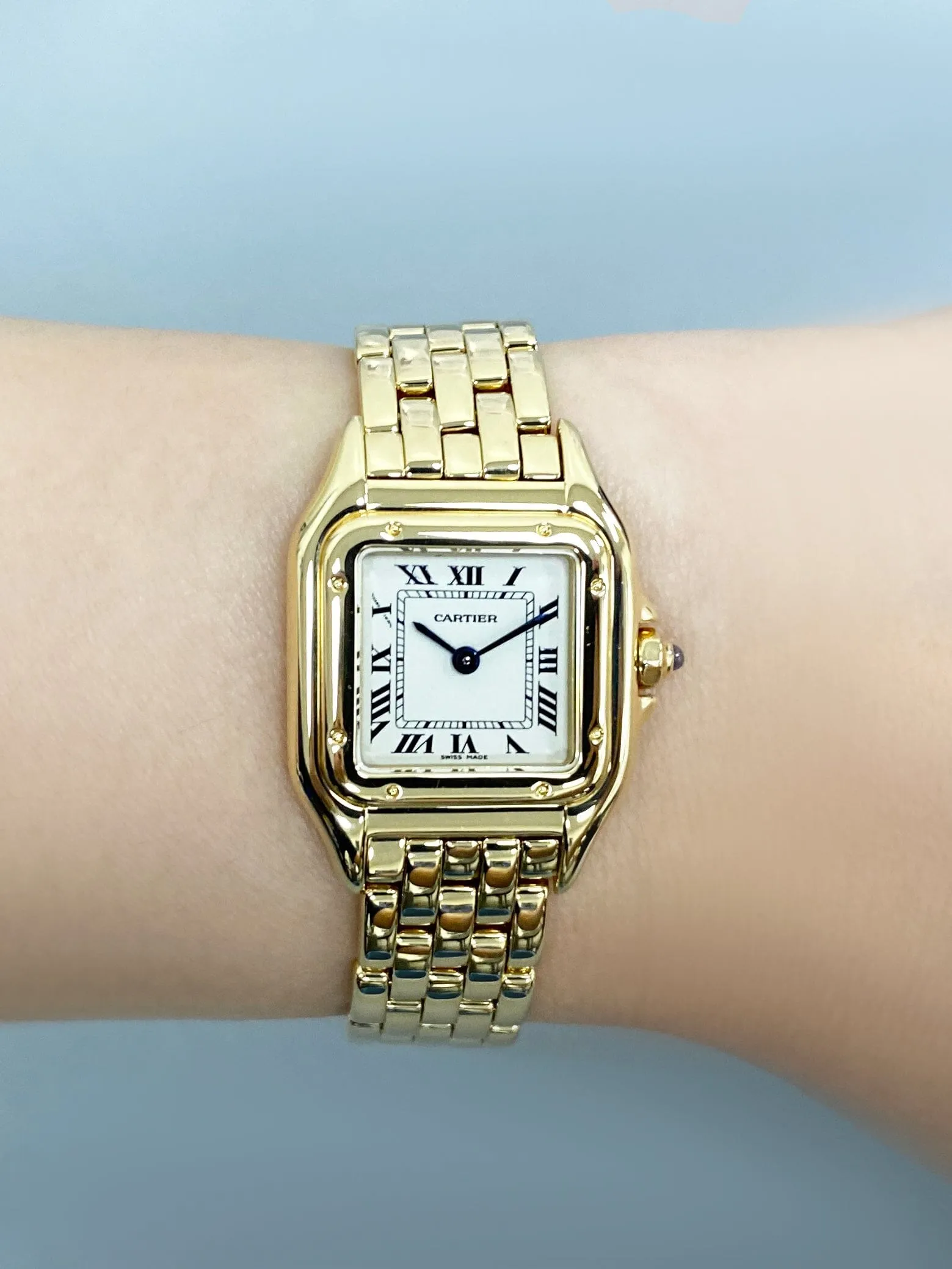 Cartier Panthere W25022B9 18K Yellow Gold Ladies Watch
