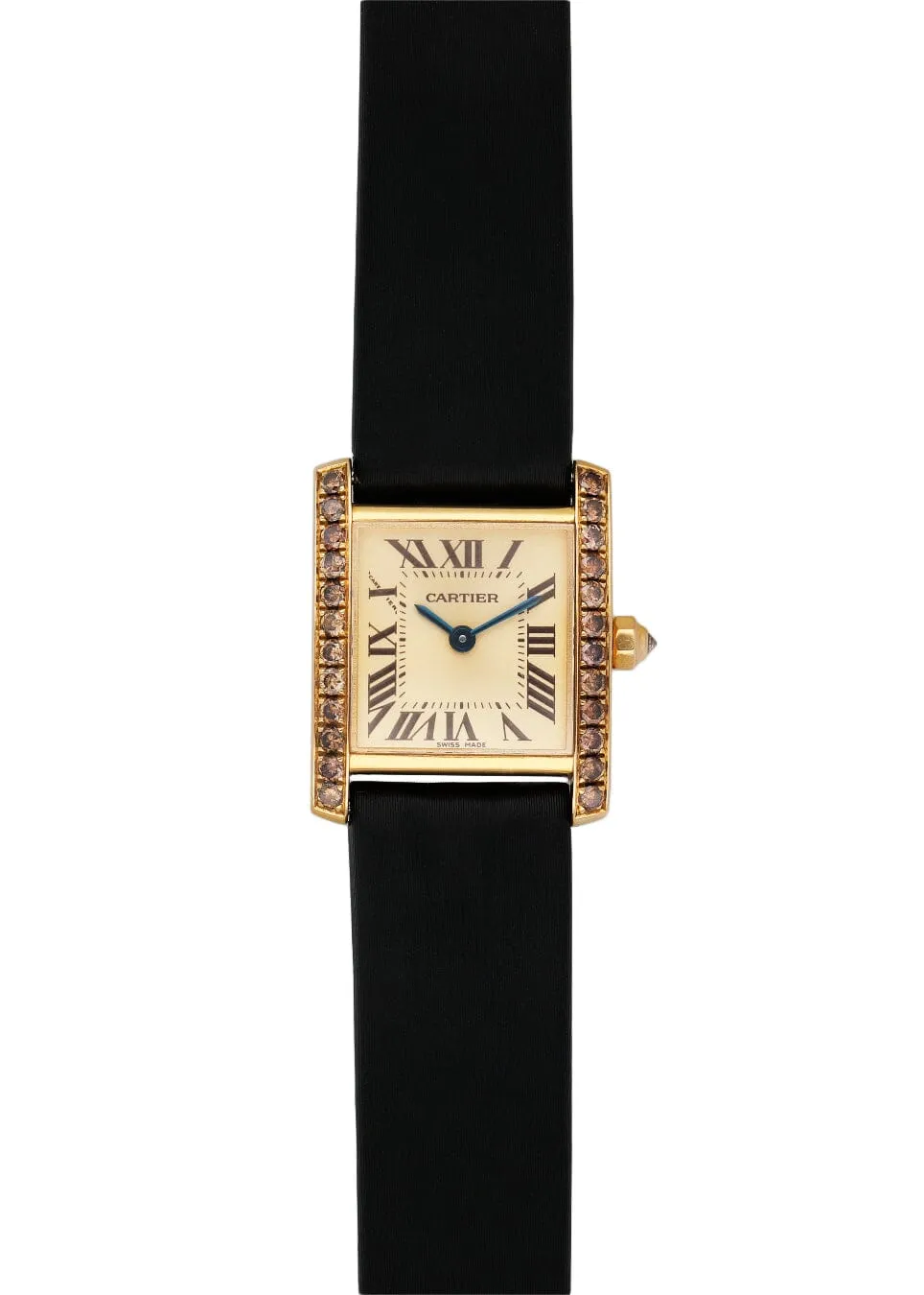 Cartier Tank Francaise WE1038331 Diamond Ladies Watch Box & Papers