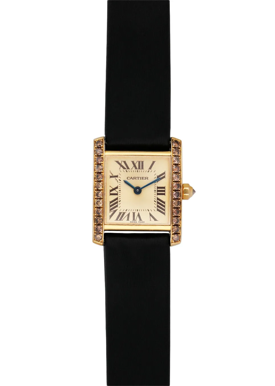 Cartier Tank Francaise WE1038331 Diamond Ladies Watch Box & Papers