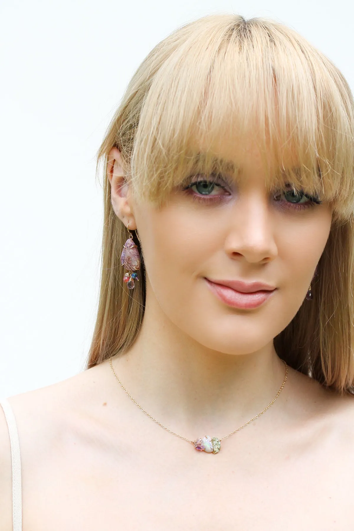 Charoite Carnival Earrings