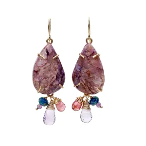 Charoite Carnival Earrings
