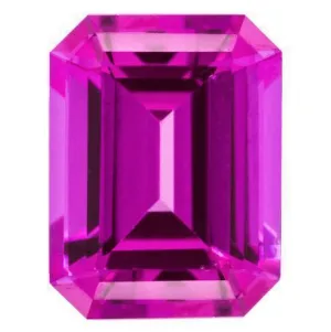 Chatham Lab-Grown Emerald Pink Sapphire Stone Size