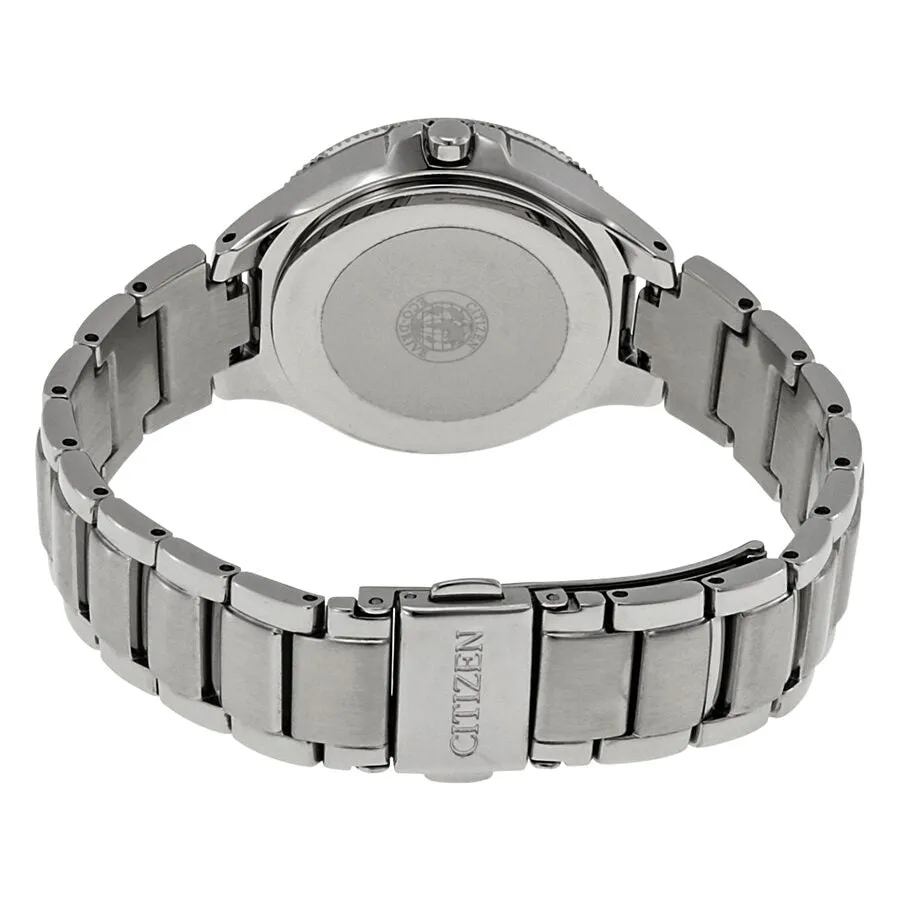 Citizen Silhouette Eco-Drive Black Crystal Dial Ladies Watch FE1190-53E