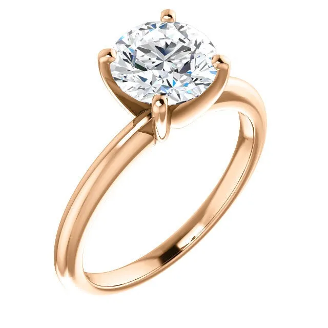 Classic 1 Carat Diamond Solitaire Ring