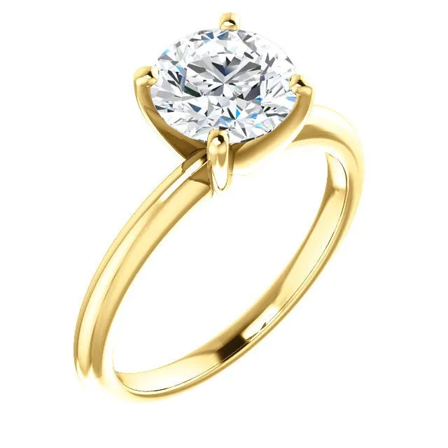 Classic 1 Carat Diamond Solitaire Ring