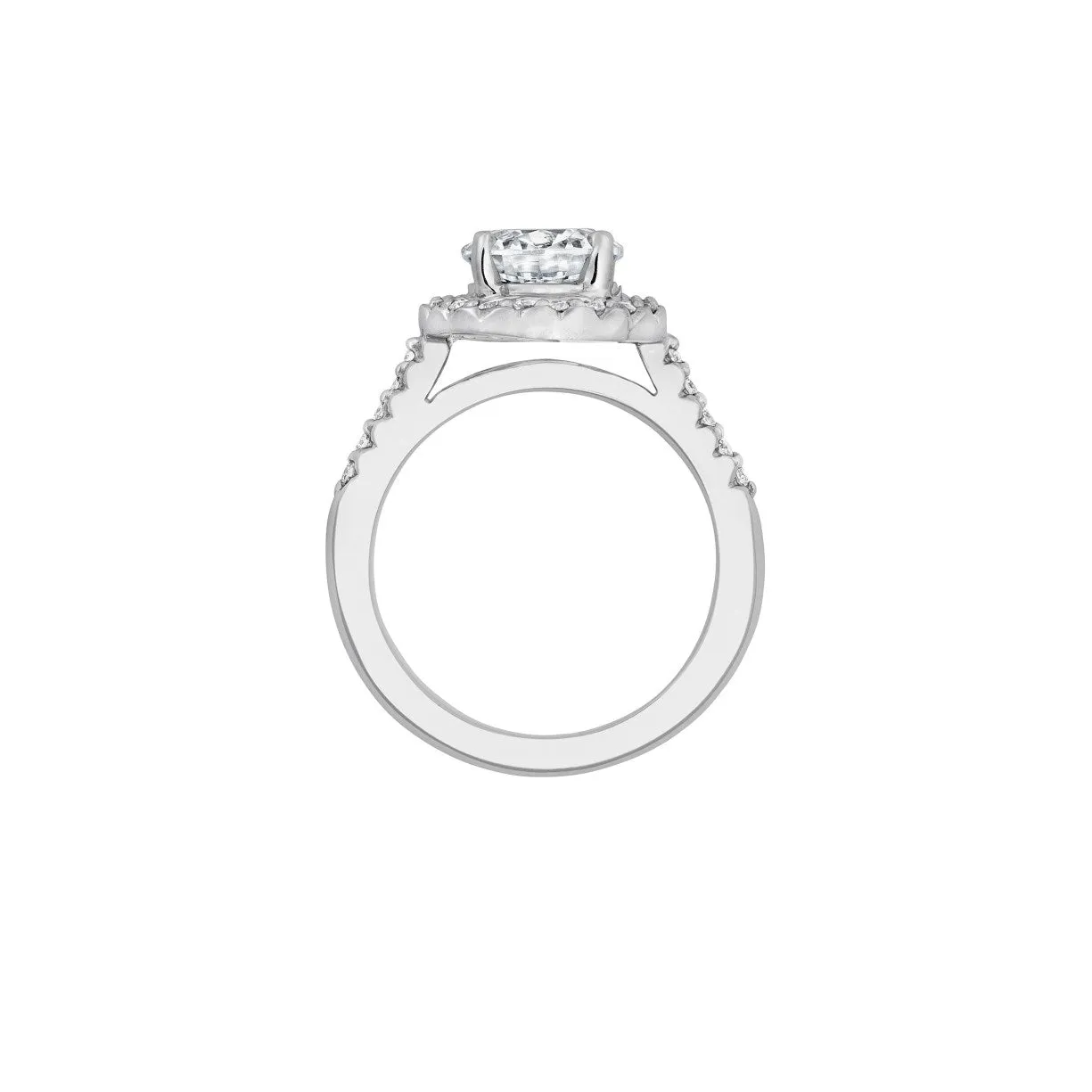 Classic Halo Engagement Ring