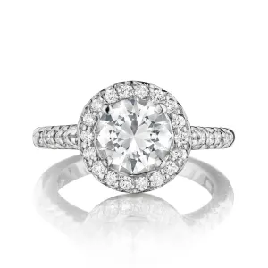 Classic Halo Engagement Ring