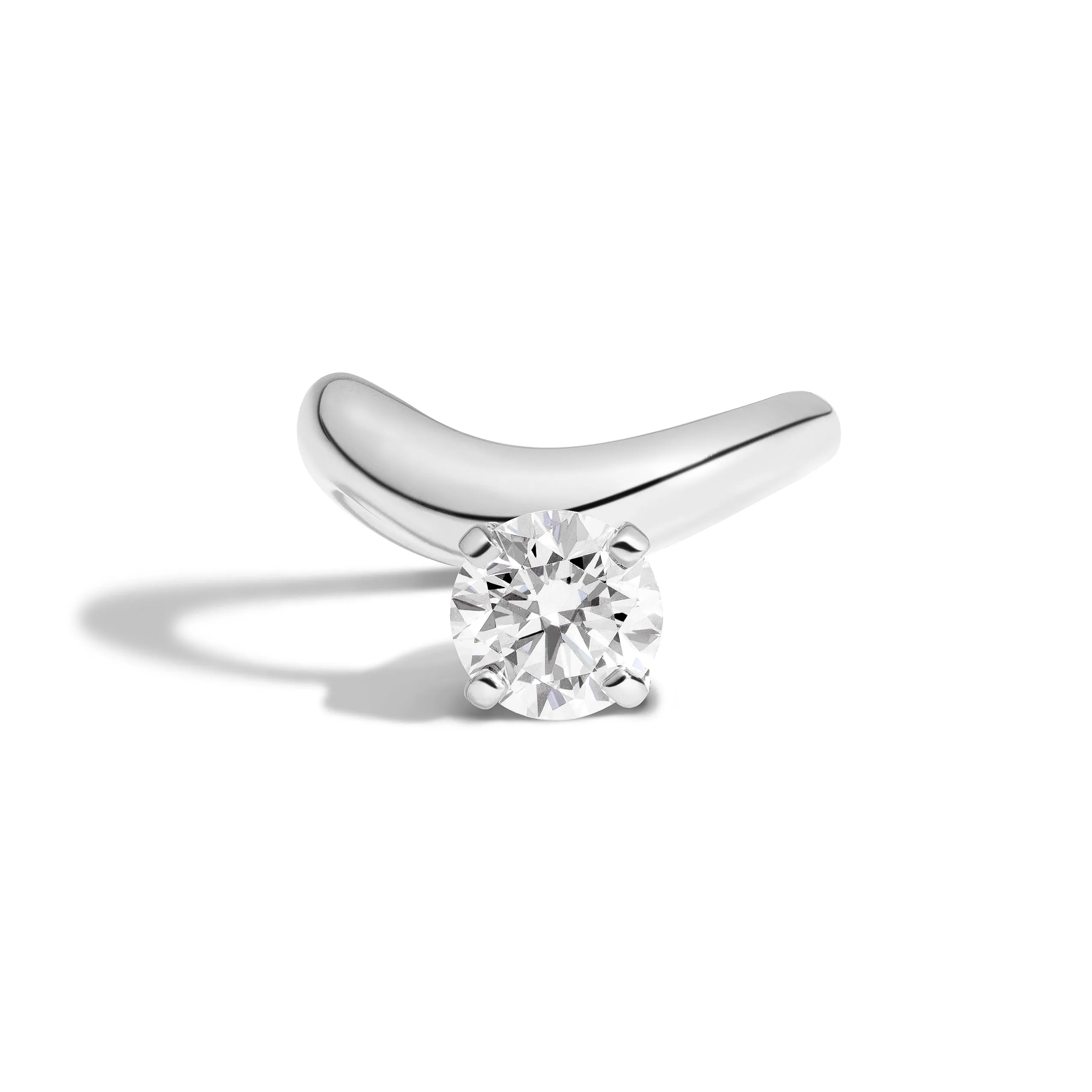 Cloud Offset Round Ring