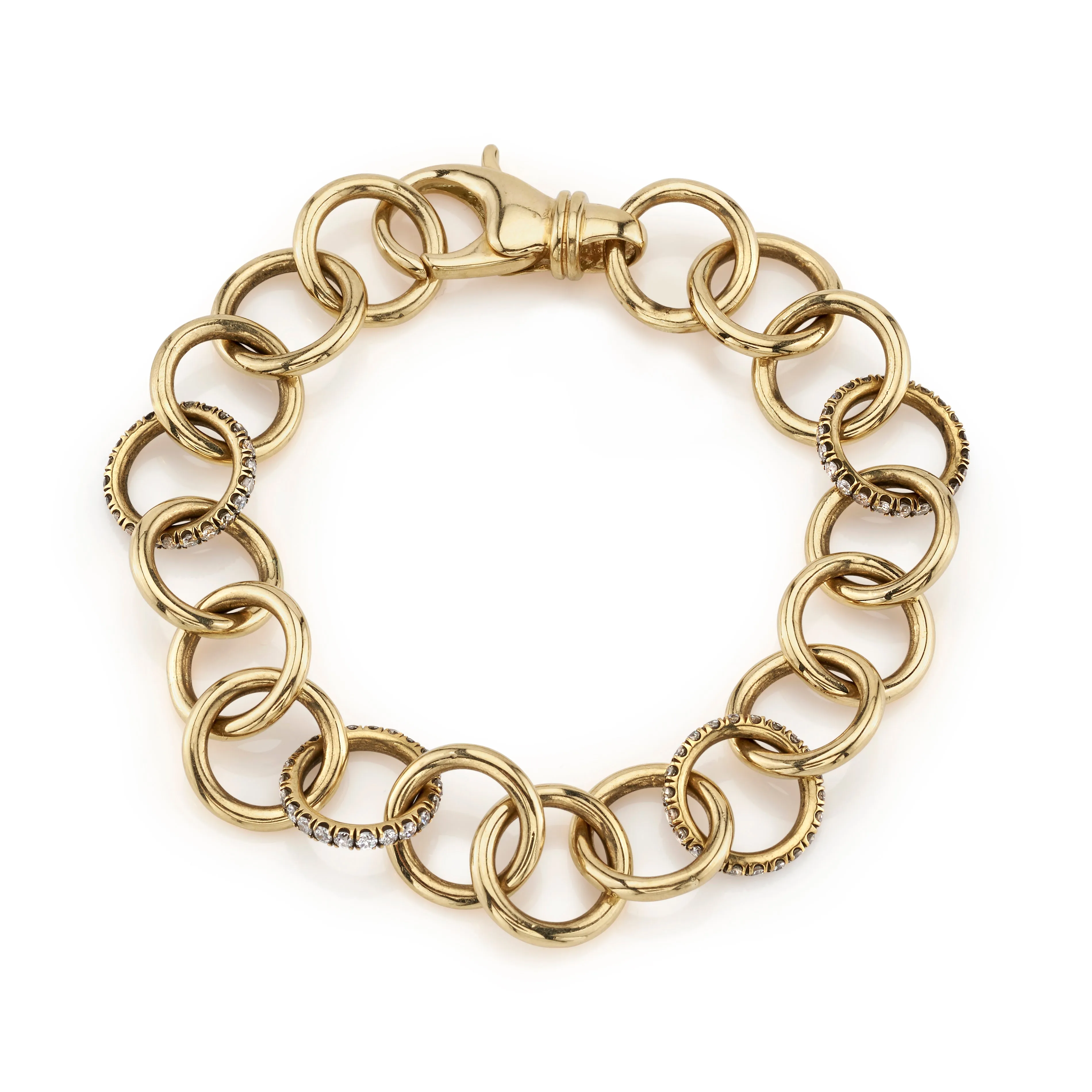 CLUB BRACELET WITH DIAMONDS