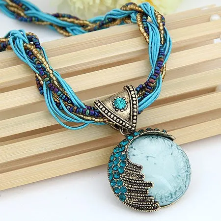 Collier Femme Women Accessories Choker Vintage Statement Necklaces & Pendants Collar Mujer Boho Bohemian Colar Jewelry Bijoux