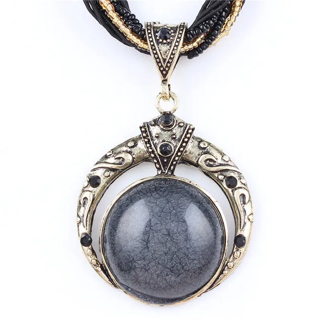 Collier Femme Women Pendant Accessories Vintage Statement Necklaces & Pendants Collar Mujer Boho Bohemian Colar Jewelry Bijoux