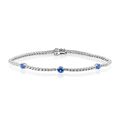 Color Bracelet in 18k Gold with Diamonds