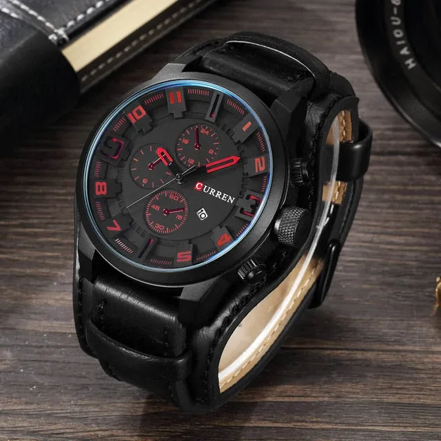 CURREN Top Brand Luxury Mens Watches Male Clocks